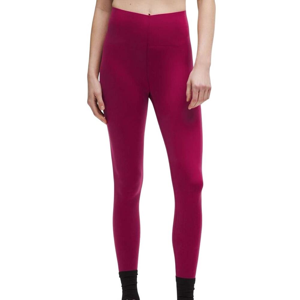 Lululemon NWT Glow Up Super-High-Rise Tight 25" Magenta Smoke Size 6 Sculpted